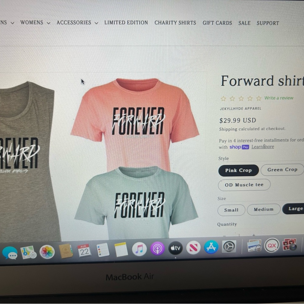 Forever forward tank - Picture 2 of 3